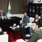 Başkan Aydın, yazılım bölümü öğrencilerini ağırladı