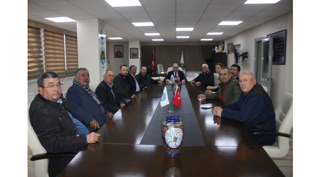 Başkan Aydın, TARİŞ birlik başkanları ve delegelerini ağırladı