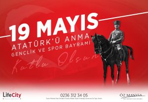 19 Mayıs Atatürk’ü Anma, Gençlik ve Spor Bayramı’nı kutluyoruz.
