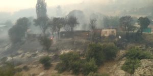 Ahmetli’de orman yangını… Çok sayıda ev küle döndü, 3 mahalle boşaltıldı