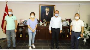 Turgutlu Rotary Kulübü Başkan Akın’ı ziyaret etti