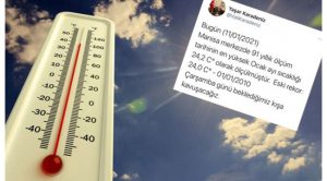 Manisa’da Ocak ayı sıcaklık rekoru