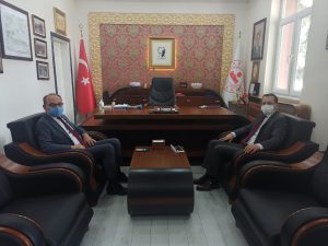 Belediye Başkanı Çetin AKIN’dan Kaymakam YILMAZ’a Ziyaret