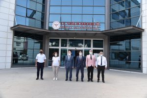 Vali Yaşar Karadeniz, İl Sağlık Müdürlüğünü ziyaret etti