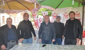 BBP Turgutlu İlçe Teşkilatı Atatürk Bulvarı üzerinde stand açtı