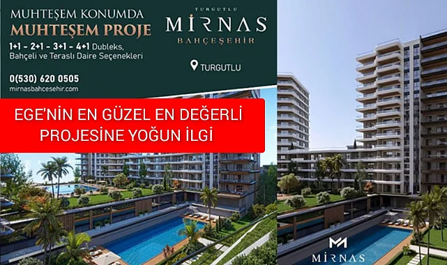 VATANDAŞLARDAN TURGUTLU’DA 550 KONUTTAN OLUŞACAK PROJEYE YOĞUN İLGİ