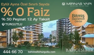 Mirnas Yapı, 1,5 milyar TL yatırımla Bahçeşehir Turgutlu’yu inşa ediyor!