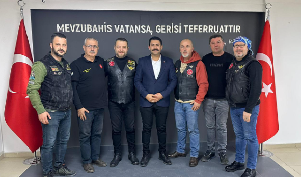 Marsiyass Vip World Motorsiklet Motor Klübü’den, Mevlüt bulut Seçim Koordinasyon Merkezi’ne ziyaret;