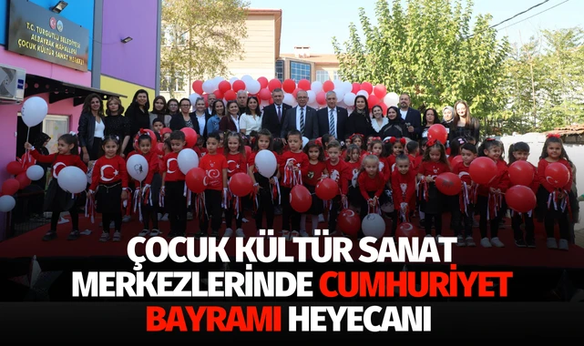 Çocuk Kültür Sanat Merkezlerinde Cumhuriyet Bayramı Heyecanı 